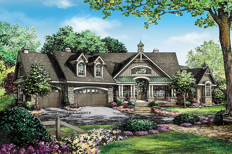 Dream House Plan - Front Rendering