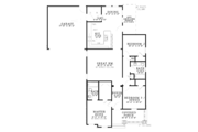 Country Style House Plan - 3 Beds 2 Baths 1262 Sq/Ft Plan #17-2905 