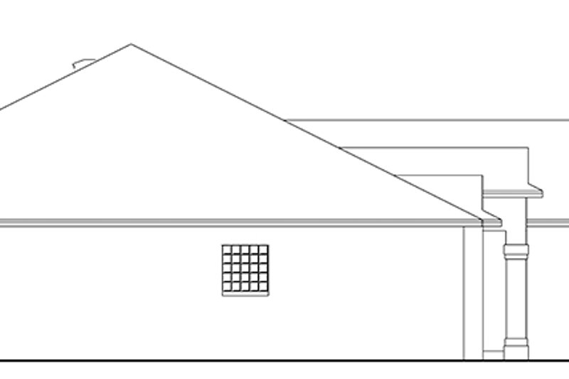 Home Plan - Exterior - Other Elevation 1 for Adobe / Southwestern House Plan #1058-96 - 4 bed, 2 bath