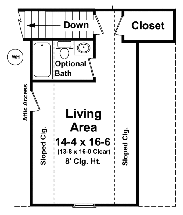 Architectural House Design - European Floor Plan - Other Floor Plan #21-415