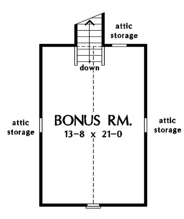 Home Plan - Optional Bonus Level