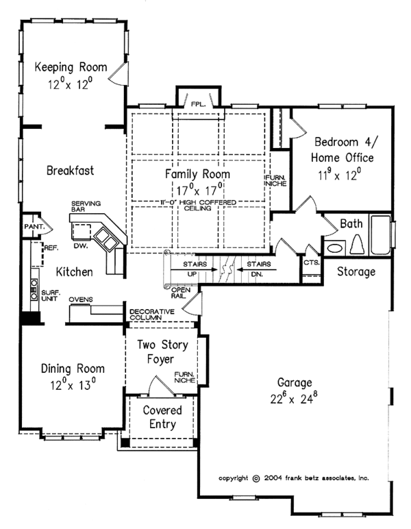 House Plan Design - Country Floor Plan - Main Floor Plan #927-288