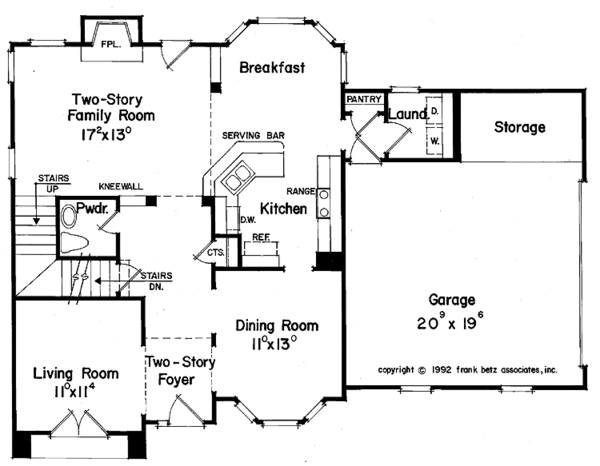 Dream House Plan - Mediterranean Floor Plan - Main Floor Plan #927-69