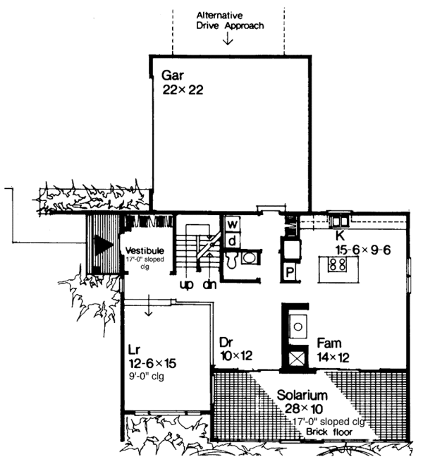 Architectural House Design - Contemporary Floor Plan - Main Floor Plan #320-858