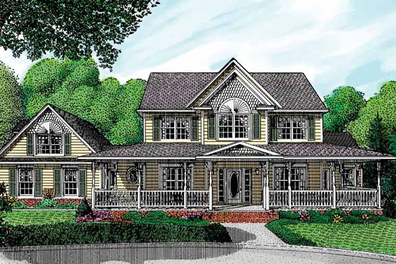 Home Plan - Victorian Exterior - Front Elevation Plan #11-259