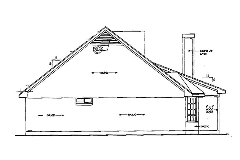 Home Plan - Floor Plan - Other Floor for Country House Plan #42-576 - 3 bed, 2 bath