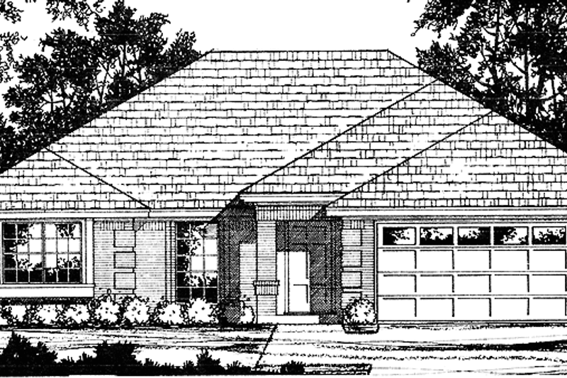 House Design - Craftsman Exterior - Front Elevation Plan #40-455