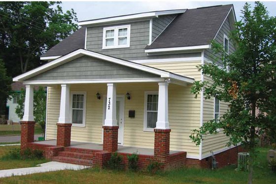 Exterior - Front Elevation 3 for Craftsman House Plan #936-11 - 3 bed, 2.5 bath