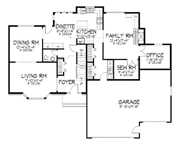Home Plan - Traditional Floor Plan - Upper Floor Plan #51-927