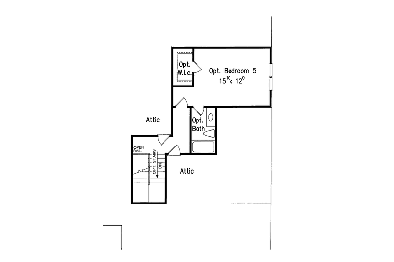 House Blueprint - Floor Plan - Other Floor for European House Plan #927-769 - 4 bed, 3.5 bath