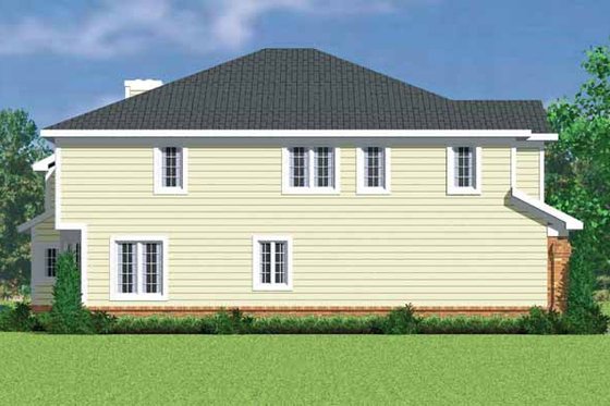 Exterior - Other Elevation 1 for Country House Plan #72-1124 - 4 bed, 2.5 bath