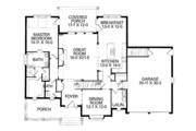 Country Style House Plan - 4 Beds 2.5 Baths 2879 Sq/Ft Plan #46-777 