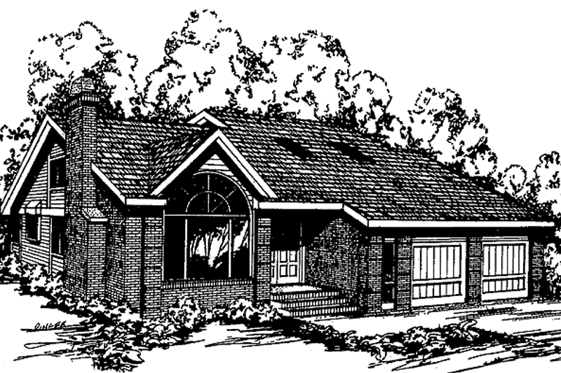 Dream House Plan - Country Exterior - Front Elevation Plan #60-693