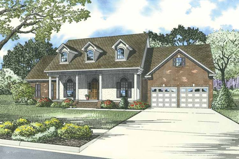 Home Plan - Country Exterior - Front Elevation Plan #17-3277