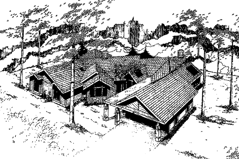 House Blueprint - Contemporary Exterior - Front Elevation Plan #60-798