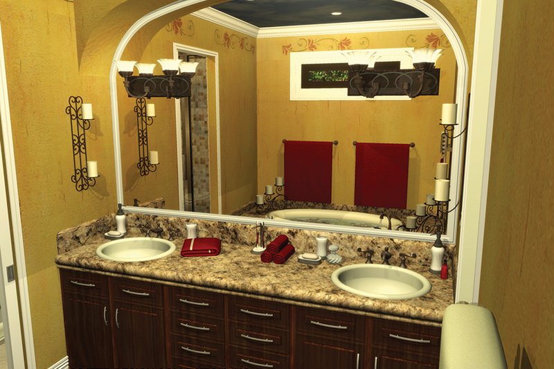 Home Plan - Interior - Master Bathroom for Mediterranean House Plan #930-434 - 3 bed, 4 bath