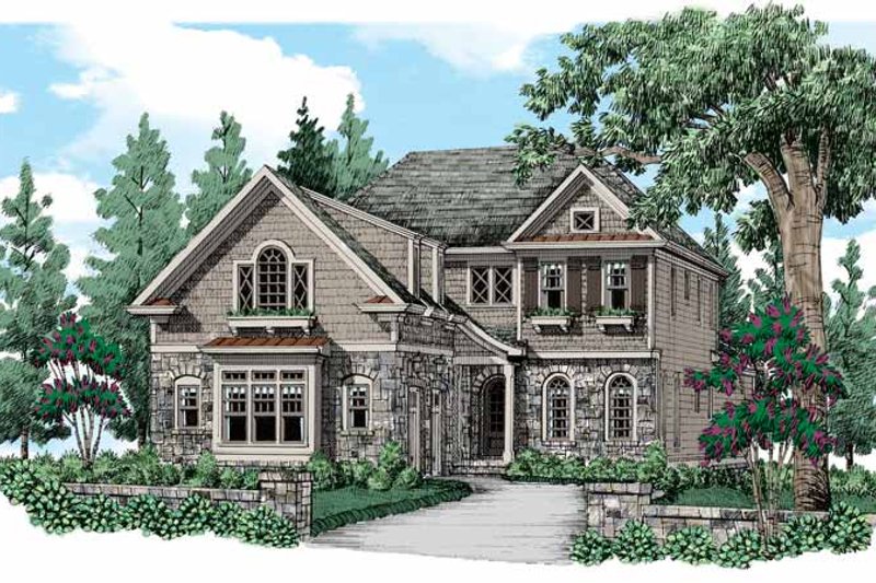 House Plan Design - Traditional Exterior - Front Elevation Plan #927-540