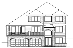 Craftsman Exterior - Front Elevation Plan #951-18