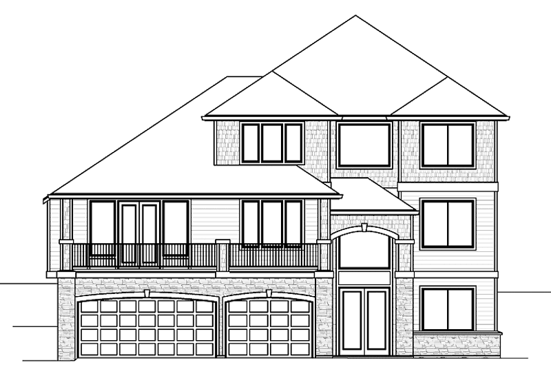 Home Plan - Craftsman Exterior - Front Elevation Plan #951-18
