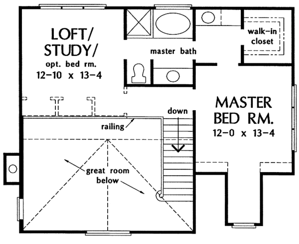 House Plan Design - Country Floor Plan - Upper Floor Plan #929-245