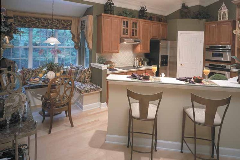 House Blueprint - Interior - Kitchen for Mediterranean House Plan #417-747 - 3 bed, 3 bath