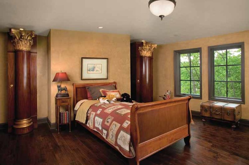 Home Plan - Interior - Bedroom 1 for Tudor House Plan #928-61 - 3 bed, 3 bath