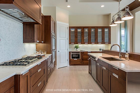 Interior - Kitchen 1 for Mediterranean House Plan #930-458 - 4 bed, 4.5 bath