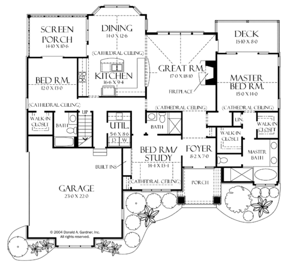 Home Plan - Craftsman Floor Plan - Main Floor Plan #929-935
