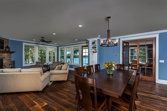 Interior - Family Room 1 for Country House Plan #928-290 - 3 bed, 4 bath