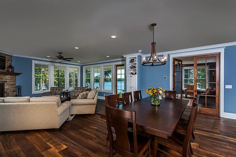 Architectural House Design - Interior - Family Room 1 for Country House Plan #928-290 - 3 bed, 4 bath