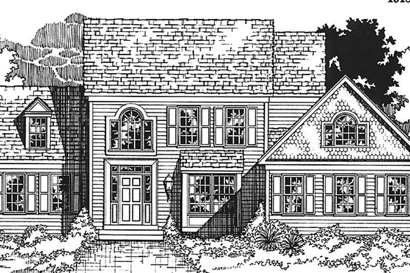 House Plan Design - Country Exterior - Front Elevation Plan #953-64