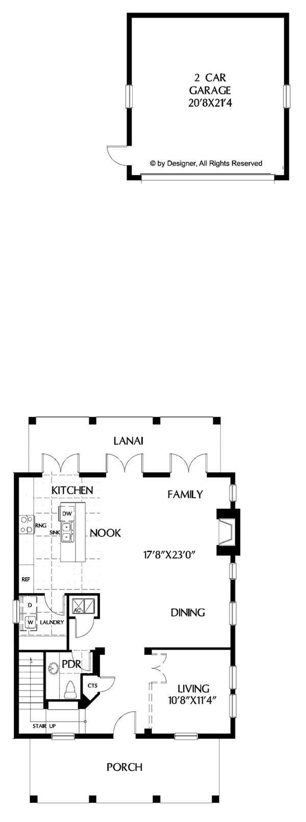 Architectural House Design - Classical Floor Plan - Main Floor Plan #999-151