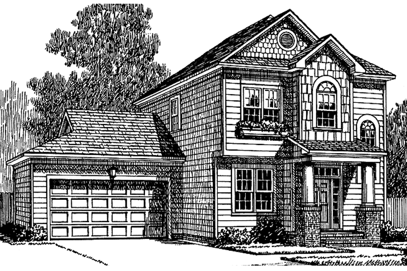 Dream House Plan - Bungalow Exterior - Front Elevation Plan #453-200