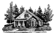 Country Style House Plan - 2 Beds 2 Baths 1610 Sq/Ft Plan #927-296 