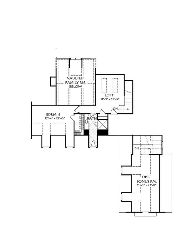 Dream House Plan - Country Floor Plan - Upper Floor Plan #927-942