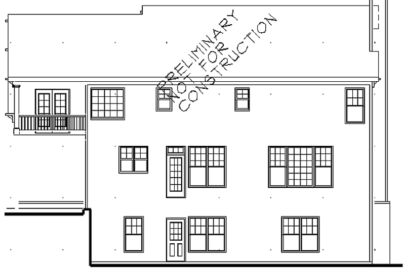 Dream House Plan - Exterior - Rear Elevation for Craftsman House Plan #927-932 - 4 bed, 2.5 bath