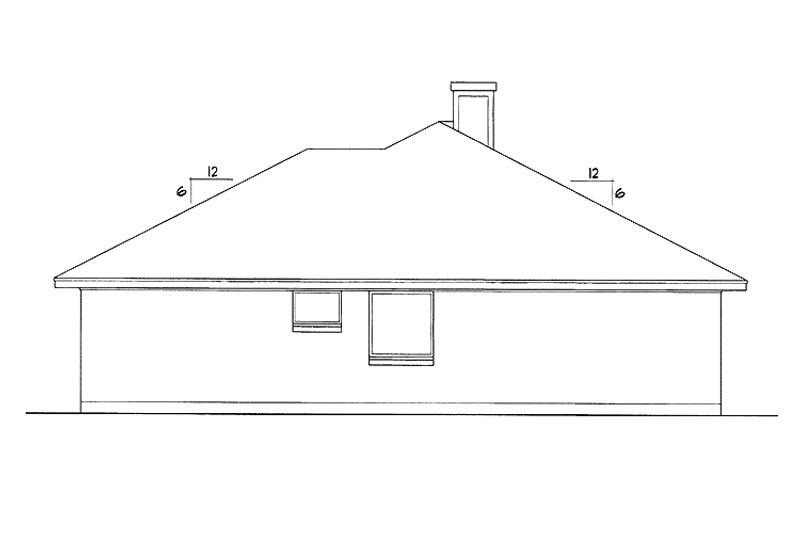 Architectural House Design - Floor Plan - Other Floor for Country House Plan #40-503 - 3 bed, 2 bath