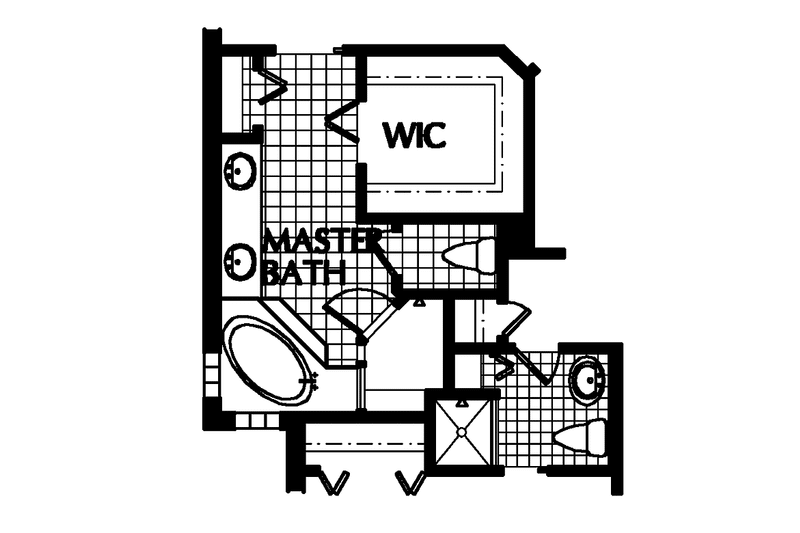 House Plan Design - Floor Plan - Other Floor for European House Plan #999-23 - 4 bed, 2.5 bath