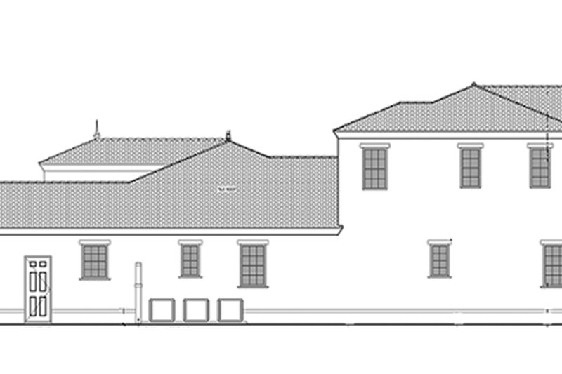 Dream House Plan - Exterior - Other Elevation for Mediterranean House Plan #1058-84 - 4 bed, 4.5 bath