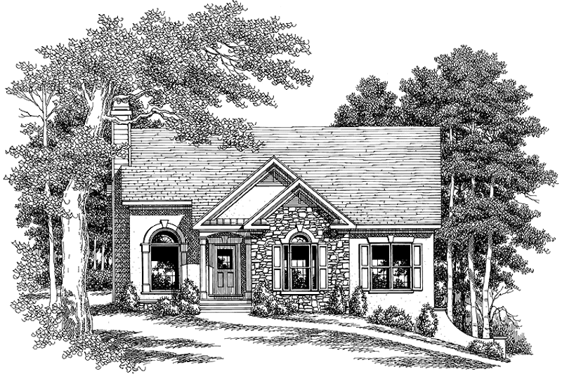 Home Plan - Exterior - Front Elevation 3 for Country House Plan #927-149 - 3 bed, 2 bath