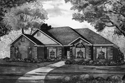 Traditional Style House Plan - 4 Beds 3 Baths 2022 Sq/Ft Plan #17-2880 