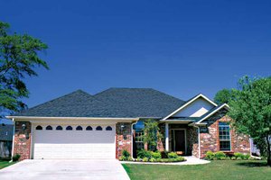 Ranch Exterior - Front Elevation Plan #17-3252