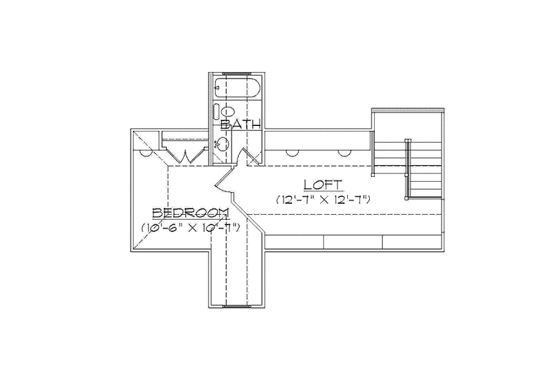 Home Plan - Floor Plan - Upper Floor for Craftsman House Plan #945-68 - 3 bed, 3.5 bath