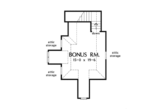 Floor Plan - Other Floor for Cottage House Plan #929-854 - 3 bed, 3 bath