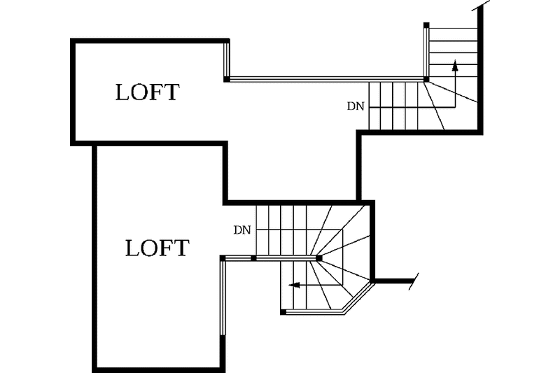 Home Plan - Floor Plan - Other Floor for Colonial House Plan #453-384 - 4 bed, 3.5 bath