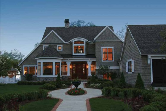 Exterior - Front Elevation 3 for Craftsman House Plan #928-171 - 3 bed, 3.5 bath