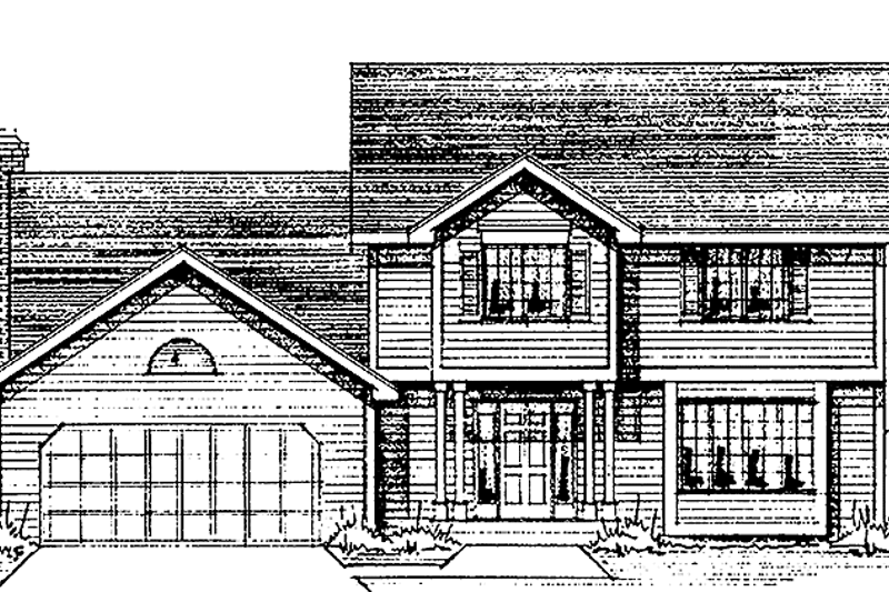 Dream House Plan - Colonial Exterior - Front Elevation Plan #51-803
