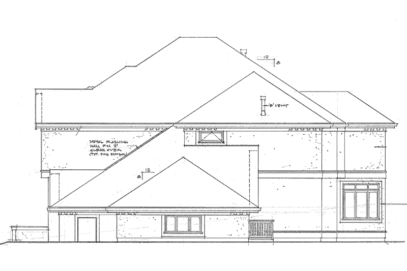 Home Plan - Floor Plan - Other Floor for Mediterranean House Plan #47-1017 - 4 bed, 4.5 bath