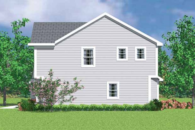 Dream House Plan - Exterior - Other Elevation for Colonial House Plan #72-1072 - 3 bed, 2.5 bath
