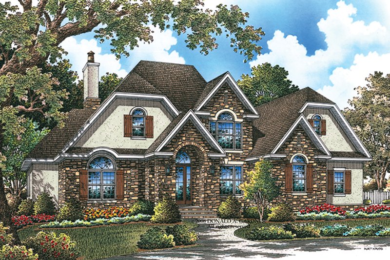 Home Plan - Country Exterior - Front Elevation Plan #929-926
